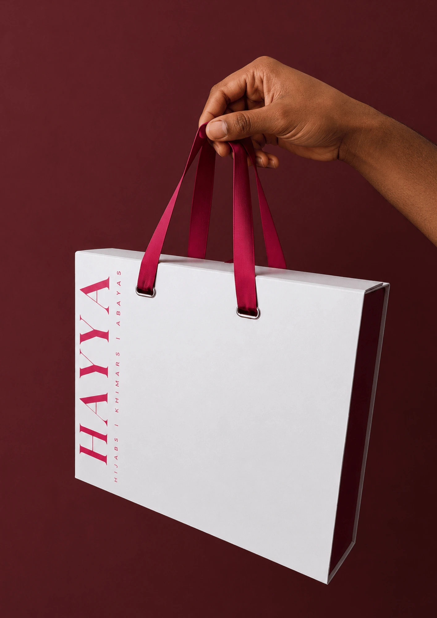 Bespoke fashion brand packaging with a custom speciality paper rigid box